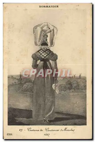 Cartes postales Normandie Costume de Coutances Manche