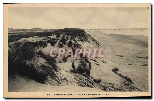 Ansichtskarte AK Berck Plage Dans Les Dunes