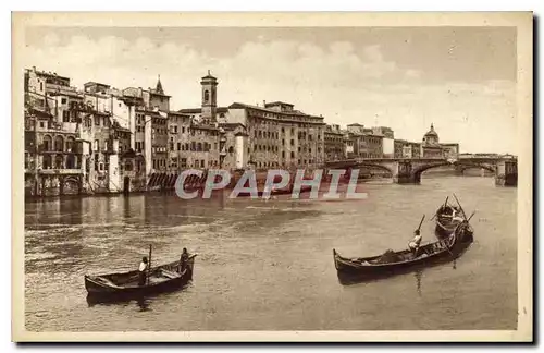 Cartes postales Firenze Veduta dell'Arno Ponte S Trinita