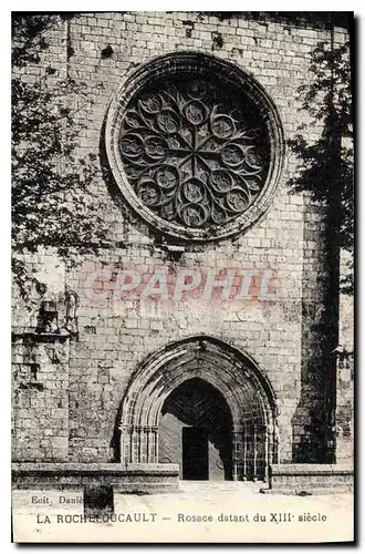 Cartes postales La Rochefoucault Rosace datant du XIII