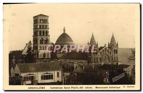 Cartes postales Angouleme Cathedrale Saint Pierre Monument Historique