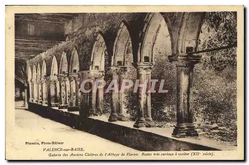 Cartes postales Valence sur Baise Galerie des Anciens Cloitres de l'Abbaye de Flaran