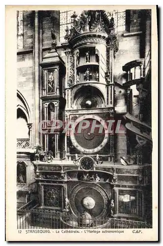 Cartes postales Strasbourg La Cathedrale L'Horloge astronomique