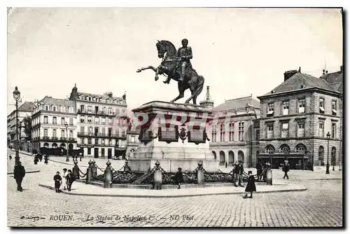 Cartes postales Rouen La Statue de Napoleon