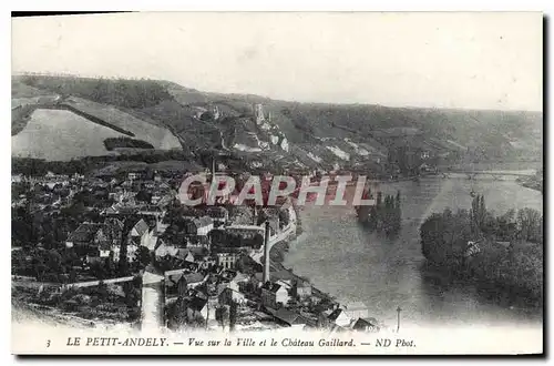 Cartes postales Le Petit Andely Vue sur la Ville et le Chateau Gaillard