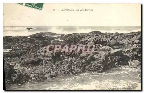 Ansichtskarte AK Quiberon La Cote Sauvage