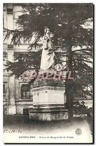 Cartes postales Angouleme Statue de Marguerite de Valois