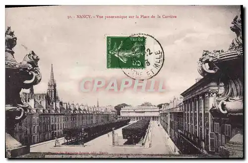 Cartes postales Nancy Vue Panoramique sur la Place de la Carriere