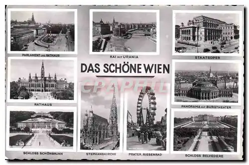 Cartes postales Das Schone wien Parlament und Rathaus