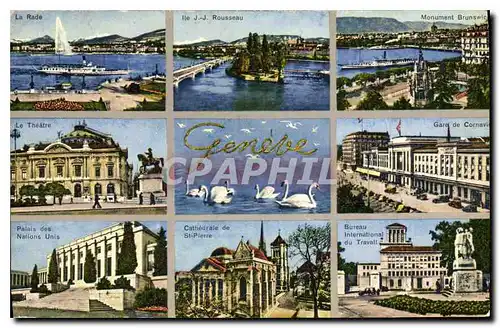 Cartes postales Geneve La Rade