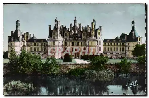 Cartes postales Le Chateau de Chambord Facade et Jardins sur le Cosson