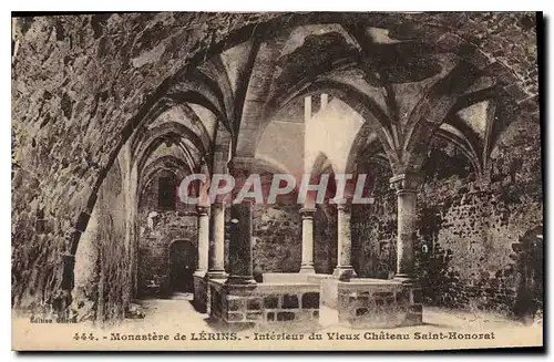 Cartes postales Monastere de Lerins Interieur du Vieux Chateau Saint Honorat