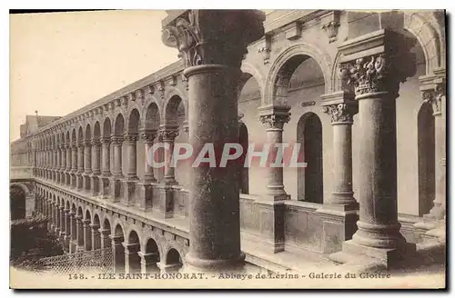 Ansichtskarte AK Ile Saint Honorat Abbaye de Lerins Galerie du Cloitre