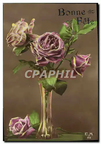 Cartes postales Bonne Fete Fleurs