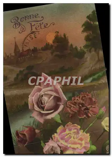 Cartes postales Bonne Fete Fleurs