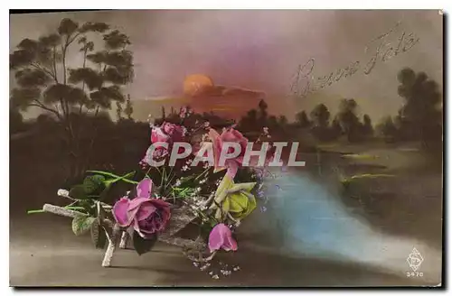 Cartes postales Bonne Fete Fleurs