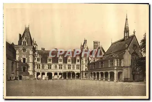 Cartes postales Chateau de Blois Aile Louis XII et la Chapelle