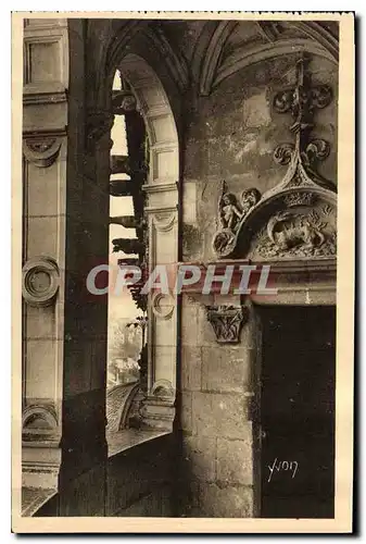 Cartes postales Chateau de Blois Une Loggin Aile Francois Ier