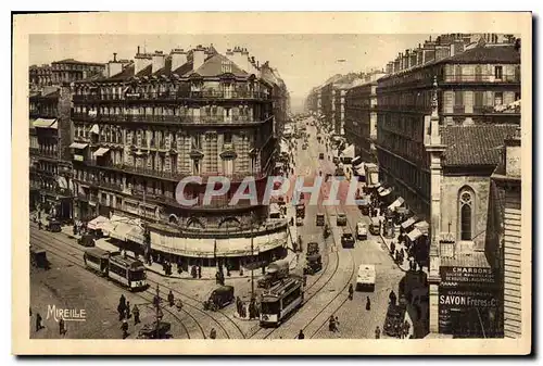 Cartes postales Marseille Quai du Port et Rue de la Republique