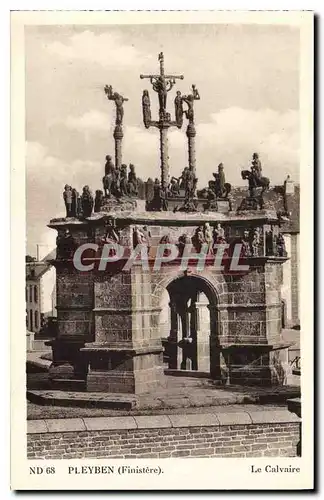 Cartes postales Pleyben Finistere Le Calvaire