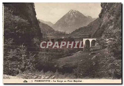 Cartes postales Pierrefitte La Gorge au Pont Meyabat