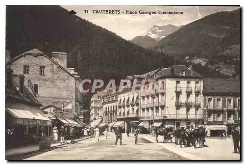 Cartes postales Cauterets Place Georges Clemenceau