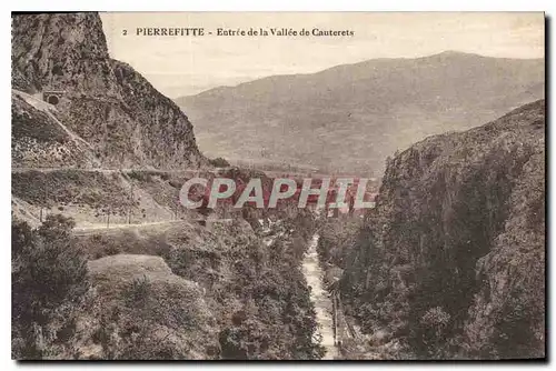 Cartes postales Cauterets Entree de la Vallee de Cauterets