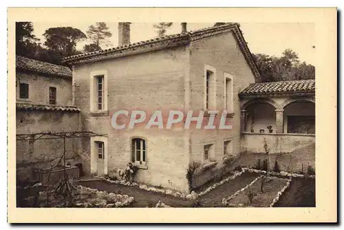 Cartes postales Chartreuse de Montrieux Une cellule et son jardin