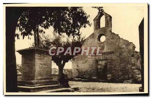 Cartes postales Les Baux Chapelle des Penitents XVI siecle