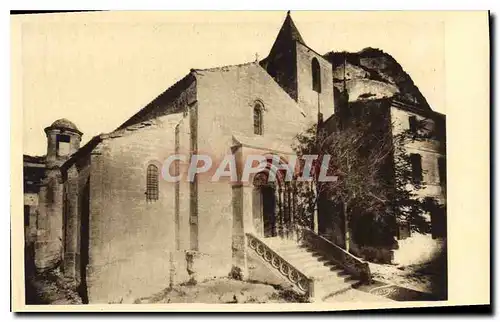 Ansichtskarte AK Les Baux Eglise St Vincent Contenant des Vestiges des X XII XIV XV et XVI S