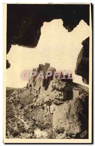 Ansichtskarte AK Les Baux Cote oriental et nord des ruines imposantes du chateau Feodal bati au X siecle detruit