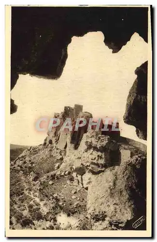 Cartes postales Les Baux Cote oriental et nord des ruines imposantes du chateau Feodal bati au X siecle detruit