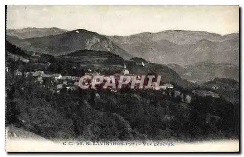 Cartes postales St Savin Htes Pyr vue generale