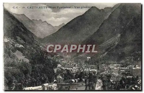 Ansichtskarte AK Cauterets Htes Pyrenees vue generale