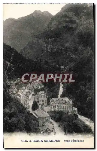 Cartes postales Eaux Chaudes vue generale