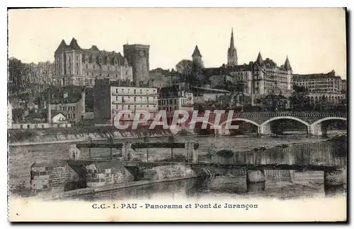 Cartes postales Pau Panorama et Pont de Jurancon