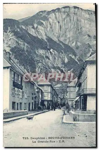 Ansichtskarte AK Dauphine Bourg d'Oisans la Grande Rue