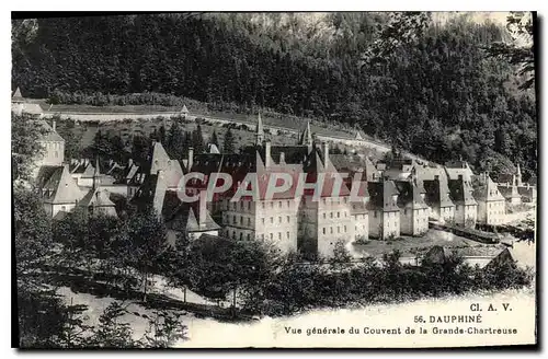 Cartes postales Dauphine vue generale du Couvent de la Grande Chartreuse