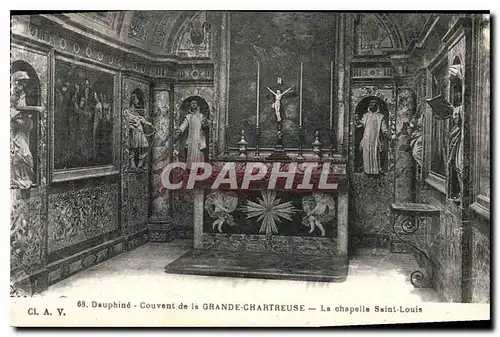 Ansichtskarte AK Dauphine Couvent de la Grande Chartreuse la Chapelle Saint Louis