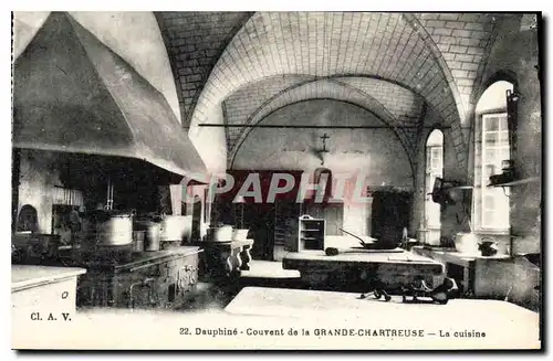 Ansichtskarte AK Dauphine Couvent de la Grande Chartreuse la Cuisine