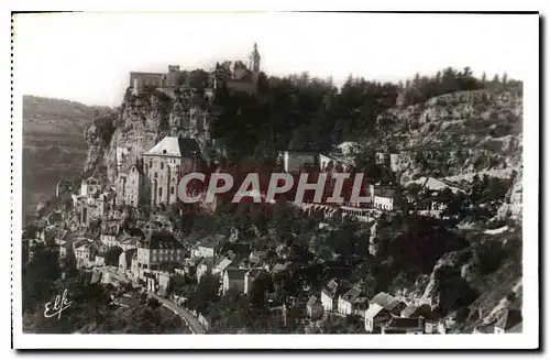 Ansichtskarte AK Pyrlnees Ocean Rocamadour vue generale de la Ville Sanctuaires et du chateau