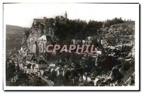 Cartes postales Pyrlnees Ocean Rocamadour vue generale de la Ville Sanctuaires et du chateau