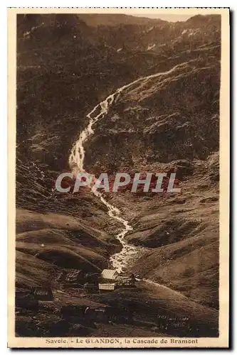 Cartes postales Savoie le Glandon la Cascade de Bramont