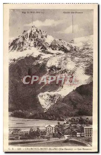 Cartes postales Chamonix Mont Blanc Hte Savoie les Bossons