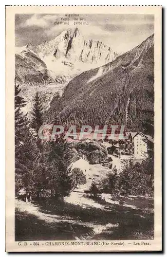 Cartes postales Chamonix Mont Blanc Hte Savoie les Praz