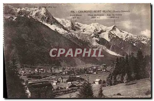 Cartes postales Chamonix Mont Blanc Haute Savoie