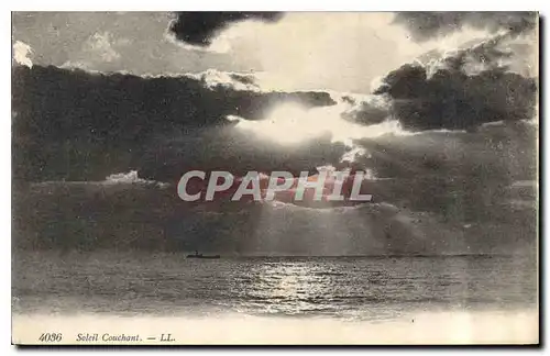 Cartes postales Soleil Couchant