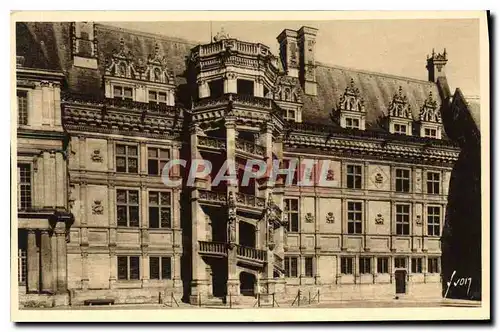 Cartes postales Blois Loir et Cher le chateau Escalier Francois Ier