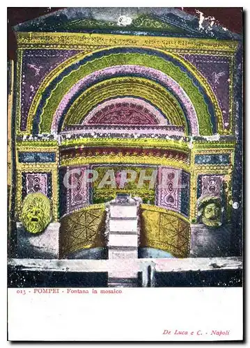 Cartes postales Pompei Fontana in Mosaico