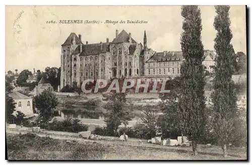 Ansichtskarte AK Solesmes Sarthe Abbaye des Benedictins